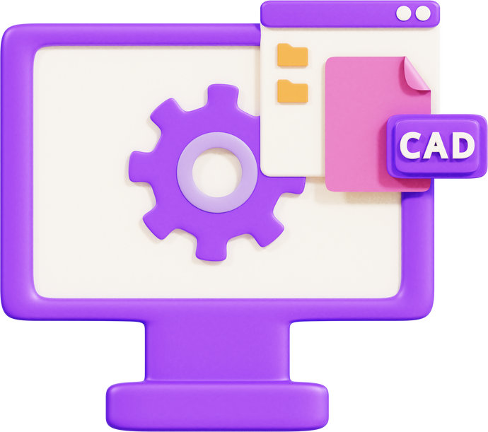 CAD software 3d icon